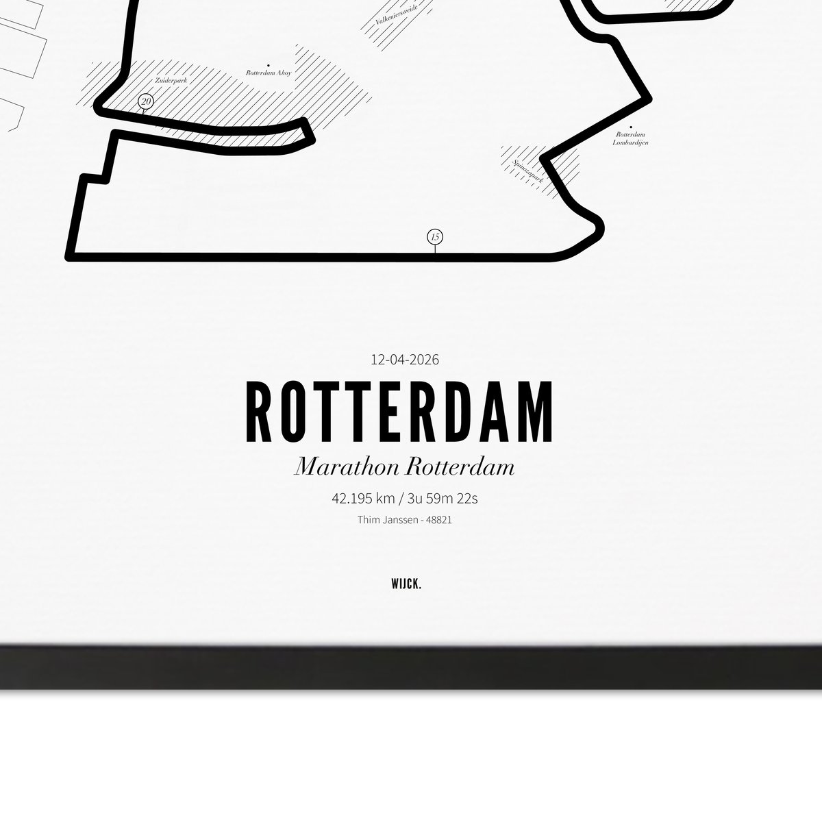 Poster of Marathon Rotterdam 2026 | WIJCK.